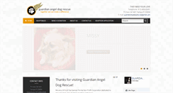 Desktop Screenshot of guardianangeldogrescue.org